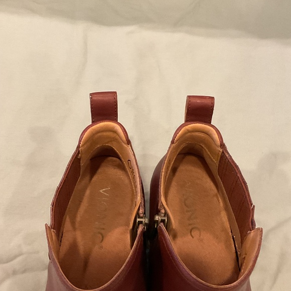 Womens Vionic Brown Leather Ankle Boots US 8 - Picture 5 of 7